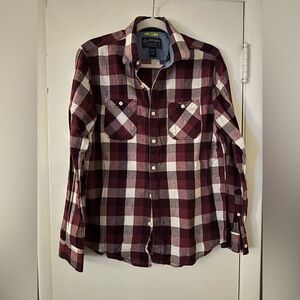 Men’s American Rag Plaid Button Down Size Medium